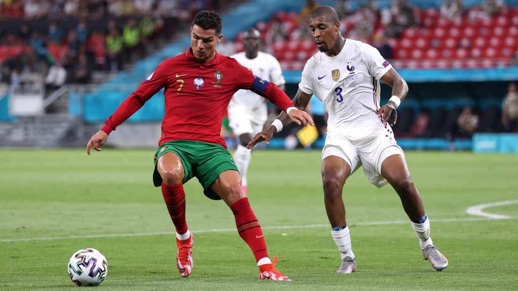 La última vez que se vieron las caras, Francia y Portugal empataron 2-2. Dicho cotejo data del 23 de junio, por la fase de grupos de la Eurocopa 2021. (Foto: Getty)