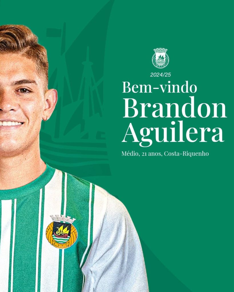 Brandon Aguilera ya fue anunciado como nuevo jugador de Río Ave.