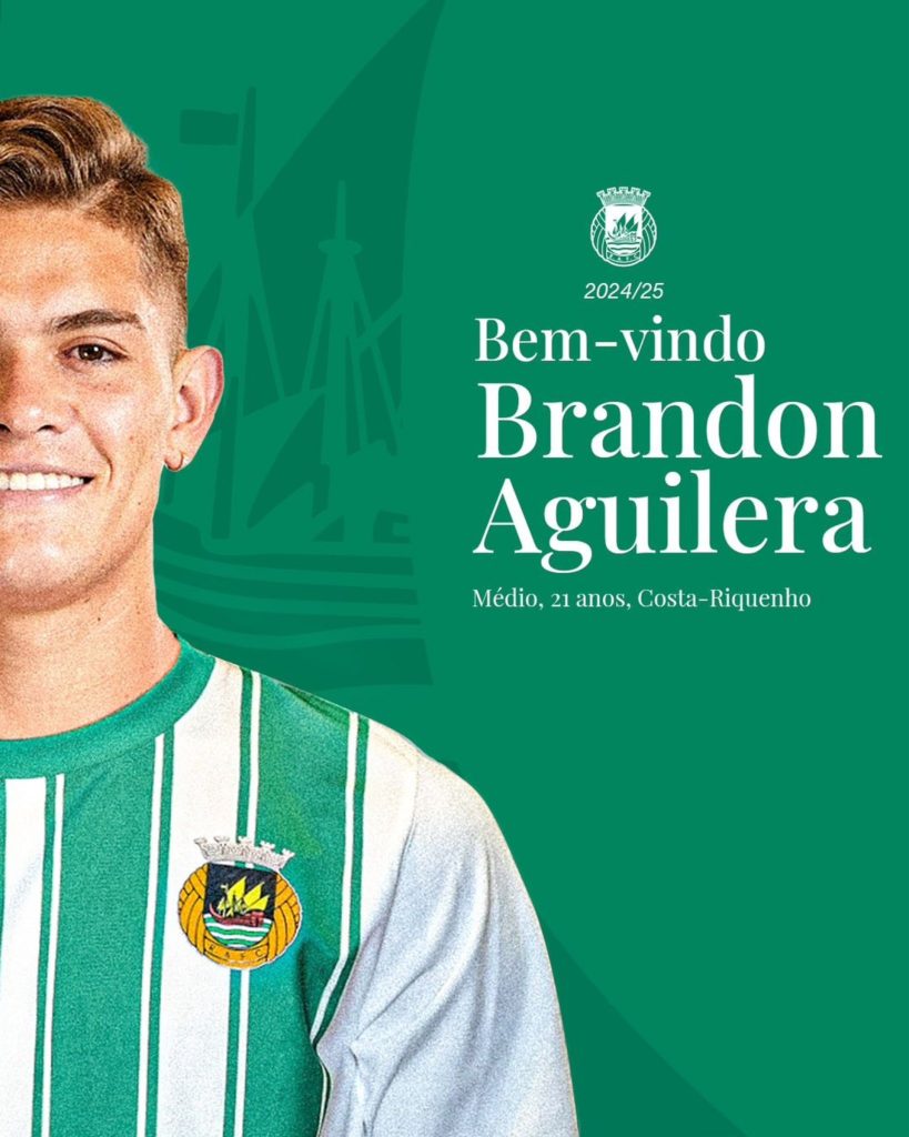 Brandon Aguilera fue confirmado como nuevo jugador del Río Ave.